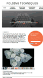 Mobile Screenshot of foldingtechniques.com